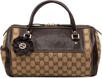 Gucci Pre-owned Gucci GG Canvas Trophy Boston Bag Ladies IXYMXGG6M61UH71O