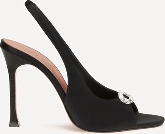 Amina Muaddi Mini Camelia Slingback Sandals Female 38.5