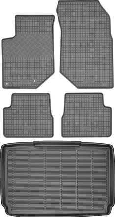 OEM Juego De Alfombrillas De Goma Para Coche Y Alfombrilla Para Maletero Del Opel Corsa F Hatchback (a Partir De 2019)