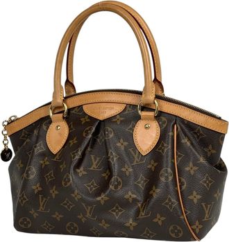 Louis Vuitton Brown Monogram Handbag Tote Bag (Pre-Owned)