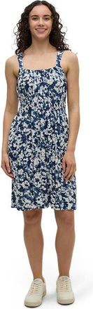 tentree Overlook Dress in Nightfall/watercolour Floral at Nordstrom, Size X-Large
