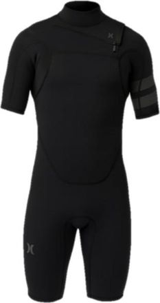 Hurley Air 2/2mm Spring S/S Neoprenanzug f&uuml;r Herren | schwarz