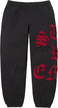 SUPREME SS26 Cut Out Sweatpant Black SUP-SS26-061-BLK
