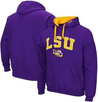 Colosseum Mens Colosseum Purple LSU Tigers Big & Tall Arch & Logo 2.0 Pullover Hoodie at Nordstrom, Size 2Xb