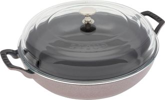 Staub Cast Iron 3.5-qt Braiser with Glass Lid