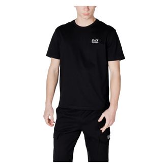 Emporio Armani Katoenen T-shirt met Korte Mouwen - Heren - T-shirts - Zwart - XL - Katoen - Tops