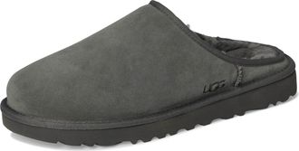 UGG Mens Classic Slip-On Slippers, gray, 8 UK