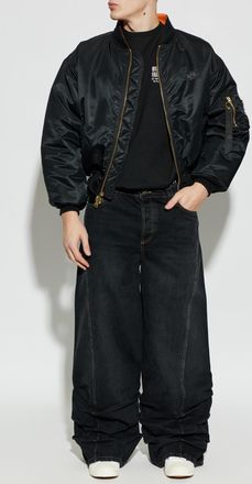 Willy Chavarria T-shirt Fashion Services, Mens, Black