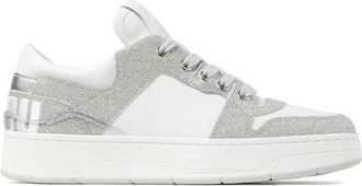 Jimmy Choo London Florent/F Low-Top Glitter Sneakers, Brand Size 34.5 ( US Size 4.5 )