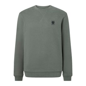 Belstaff Logo Sweatshirt - Heren - Sweatshirts & Hoodies - Grijs - Maat: 2XL Katoen