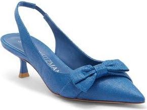Stuart Weitzman Sofia Pointed Toe Slingback Pump in Indigo at Nordstrom Rack, Size 6.5