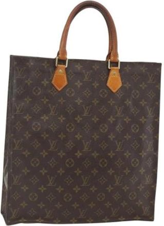 Louis Vuitton Pre-owned Vintage Canvas Tote Bag - Dames - Vintage Shopper - Bruin - ONE Size - Vintage