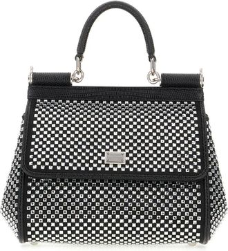 Dolce & Gabbana Borsa Sicily piccola con manico - - Bags - Donna - Nero - ONE SIZE