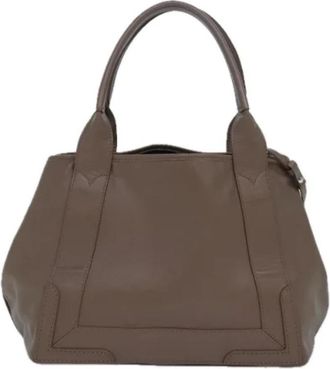 Balenciaga Tweedehands leren handtassen - Dames - Vintage Handtas - Grijs - ONE Size - Leer - Vintage