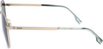 HUGO BOSS BOSS1536FSAOZ57 57mm Matte Gold Sunglasses - Gold