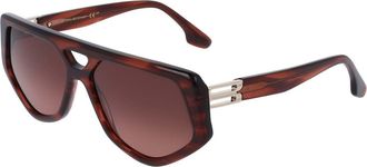 Victoria Beckham VB681S 618 Womens Sunglasses Red Size 58