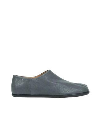 Maison Margiela Grey Tabi Leather Loafers