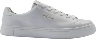 Fred Perry Tijdloze Witte Leren Sneakers - Heren - Sneakers - Wit - 40 EU - Leer - Schoenen