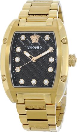 Versace Dominus Quartz Black Dial Ladies Watch VE8K00524