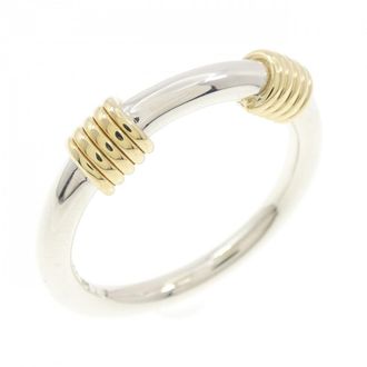Tiffany & Co. Yellow Gold (18K) Silver 925 Band Ring (Pre-Owned)