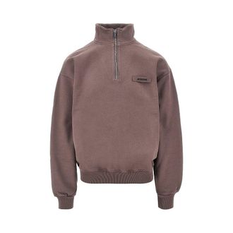 Jacquemus Gros Grain half-zip sweatshirt Man XL