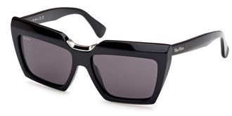 Max Mara MM0137 01A Womens Sunglasses Black Size 56