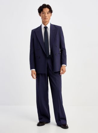 Le 31 Mens Pleated belted pant Antwerp fit - Straight loose