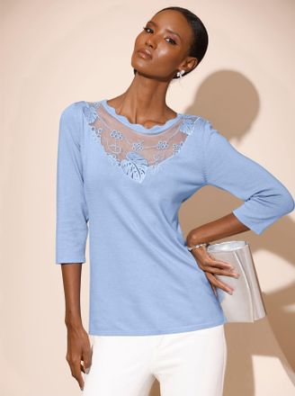 Création L 3/4 Arm-Pullover »Feinstrickpullover«