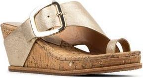 Donald J Pliner Joyus Wedge Sandal in Platino at Nordstrom Rack, Size 9.5