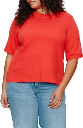 Sanctuary Perfect Sweater Tee in Tulip Red at Nordstrom, Size 1X