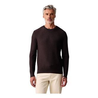 A|X Armani Exchange Jersey de cuello redondo - Knitwear - Hombre - Marr&oacute;n - 2XL