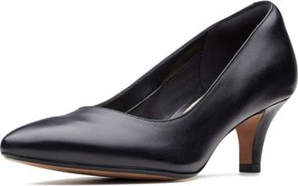 Clarks Womens Linvale Jerica Pumps, Black Black Leather, 5.5 UK