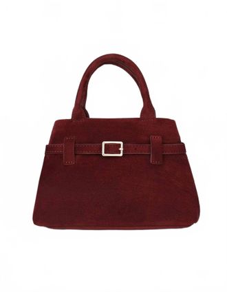 Remi/Reid Womens Greer Mini Suede Mini Bag In Wine
