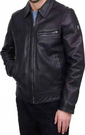 Mauritius Berink Leather Jacket In Black