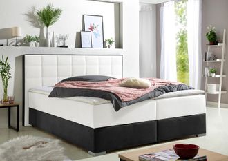 Maintal Boxspringbett mit Bettkasten und Topper