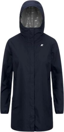 K-Way Dames, Jassen, Blauw, Maat: XL Poliester