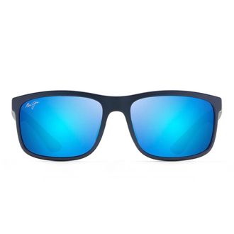 Maui Jim Sunglasses Huelo B449 03 Matte Blue/Blue Unisex Polarized