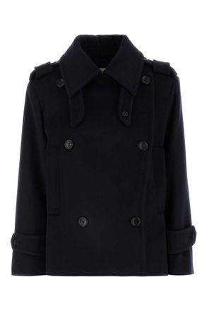 Max Mara Dark Blue Laveno Coat