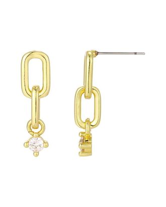 Adornia Adornia 14K Plated Cz Earrings