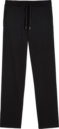 Canali Pipe-trimmed Straight-leg Wool Track Pants - Black - 52 (W36 / XL)