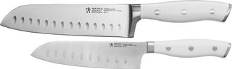 J.A. Henckels International Forged Accent 2-pc Asian Knife Set - White Handle