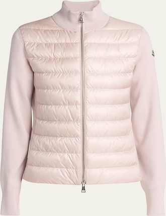Moncler Padded Wool Cardigan