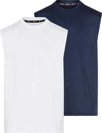 Ocean Sportswear Funktionsshirt OCEAN SPORTSWEAR atmungsaktiv, quick-dry, Herren, Gr. 4XL (68/70), wei&szlig;, marin, Jersey, Obermaterial: 92% Polyester, 8% Elasthan, unifa