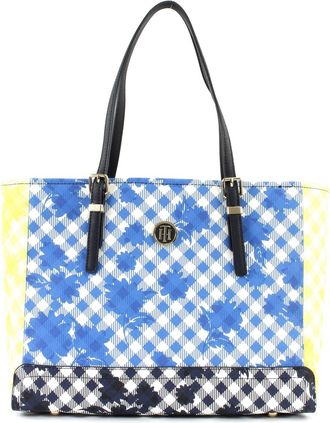 Tommy Hilfiger Honey Medium Tote Gingham Multi Mix