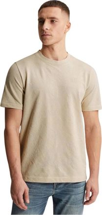Cast Iron Heren, Tops, Beige, Maat: 2XL Katoen