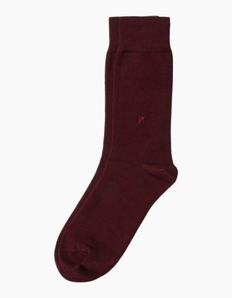 Jak Mens JAK Cotton Vino Calf High Socks - Red - Size: 5/5.5/6.5/7/6/7.5