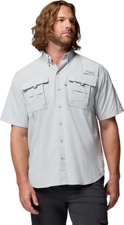 Columbia Mens Bahama II Short Sleeve Shirt, 2024 Cool Grey, Medium