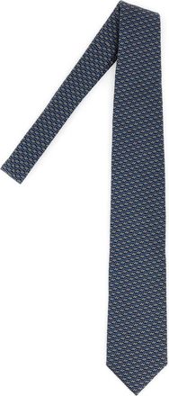 Brioni Silk Grenadine Necktie - Navy
