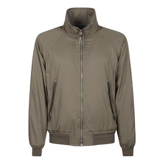 Tom Ford Cashmere-Gevoerde Blouson - Heren - Bomber jackets - Groen - L - Polyester - Jassen