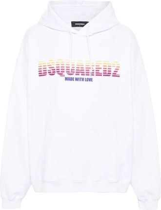 Dsquared2 Hombre, Sudaderas, Blanco, Talla: L